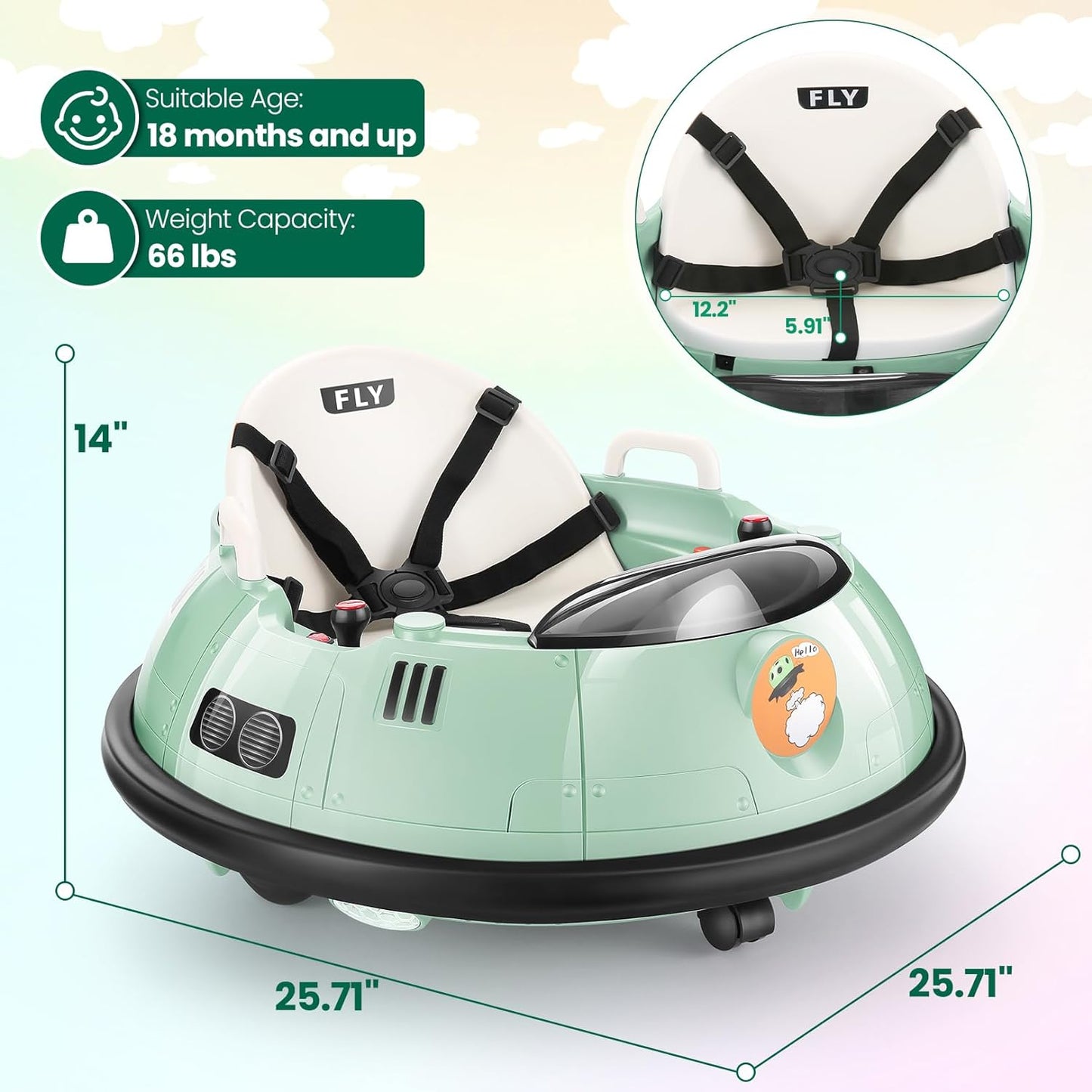 The Ultimate Ride-On Bumper Car for Toddlers – Safe, Fun & Full of Adventure