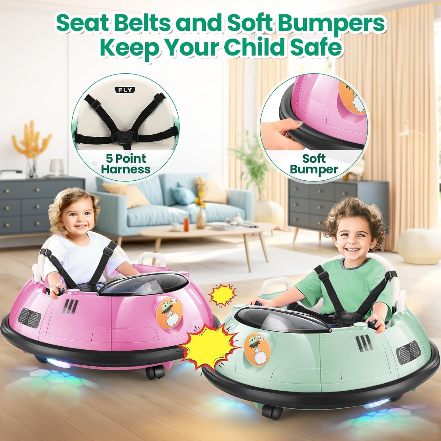 The Ultimate Ride-On Bumper Car for Toddlers – Safe, Fun & Full of Adventure