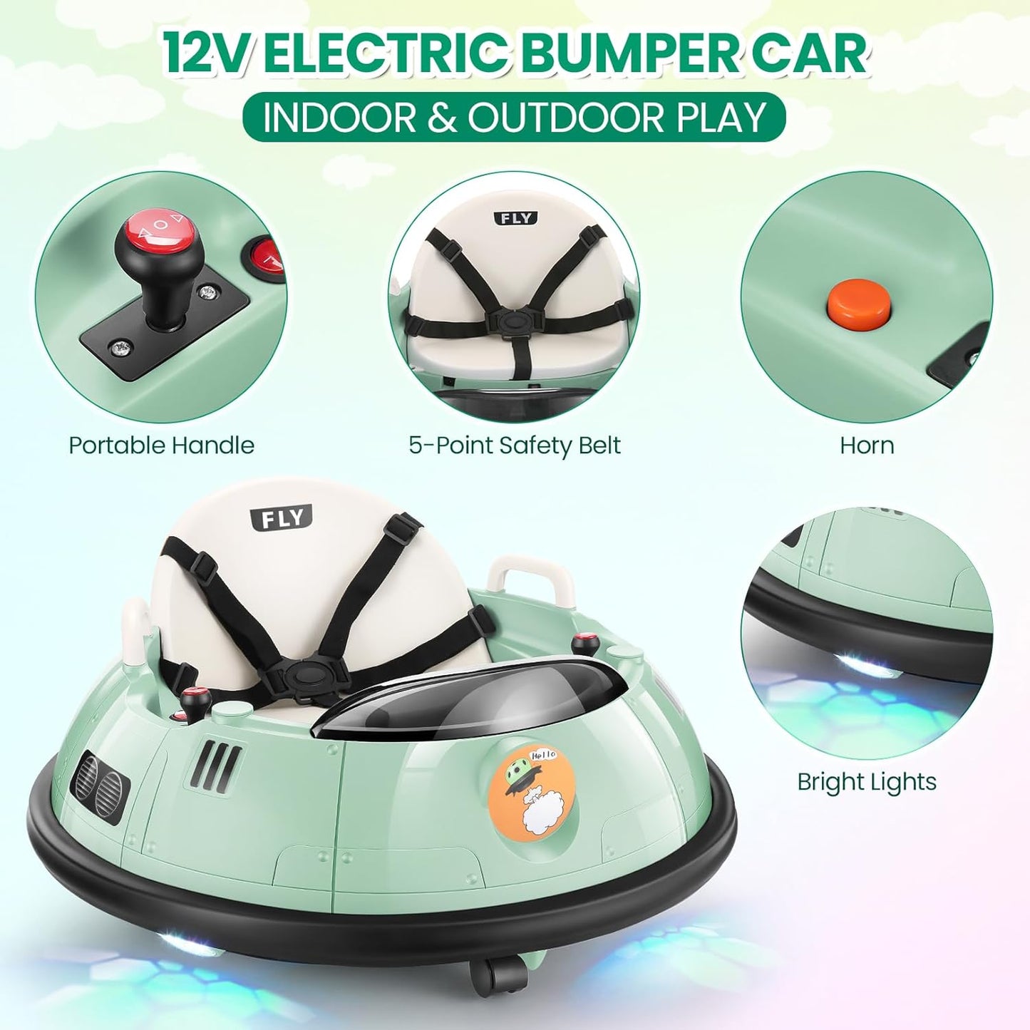 The Ultimate Ride-On Bumper Car for Toddlers – Safe, Fun & Full of Adventure