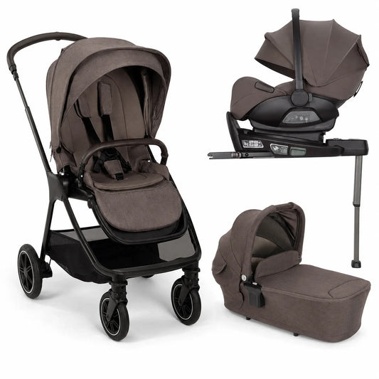 3-Piece Baby Travel System with Stroller, Carrycot &amp; Infant Car Seat