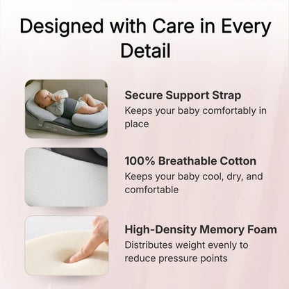 A cozy, safe space designed for your baby's comfort, allowing both baby and parents to fully enjoy every moment of relaxation and ease.