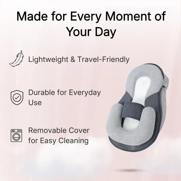 A cozy, safe space designed for your baby's comfort, allowing both baby and parents to fully enjoy every moment of relaxation and ease.